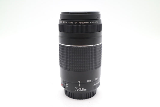 Canon 75-300mm F/4-5.6 III EF AF Telephoto Lens, Full Frame, Good Condition