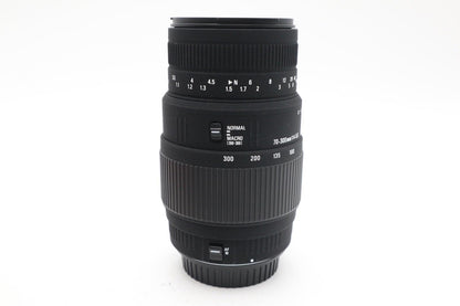 Sigma 70-300mm f/4-5.6 Lens Zoom Macro, Telephoto for Canon, V. Good REFURBISHED