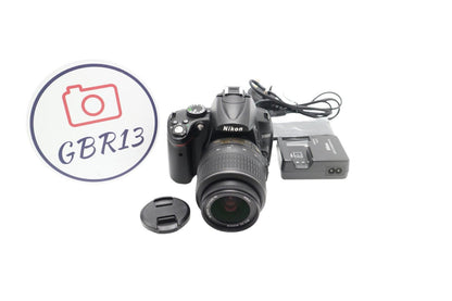 Nikon D5000 DSLR Camera 12.3MP Kit with 18-55mm Shutter Count 24173, Good Cond.