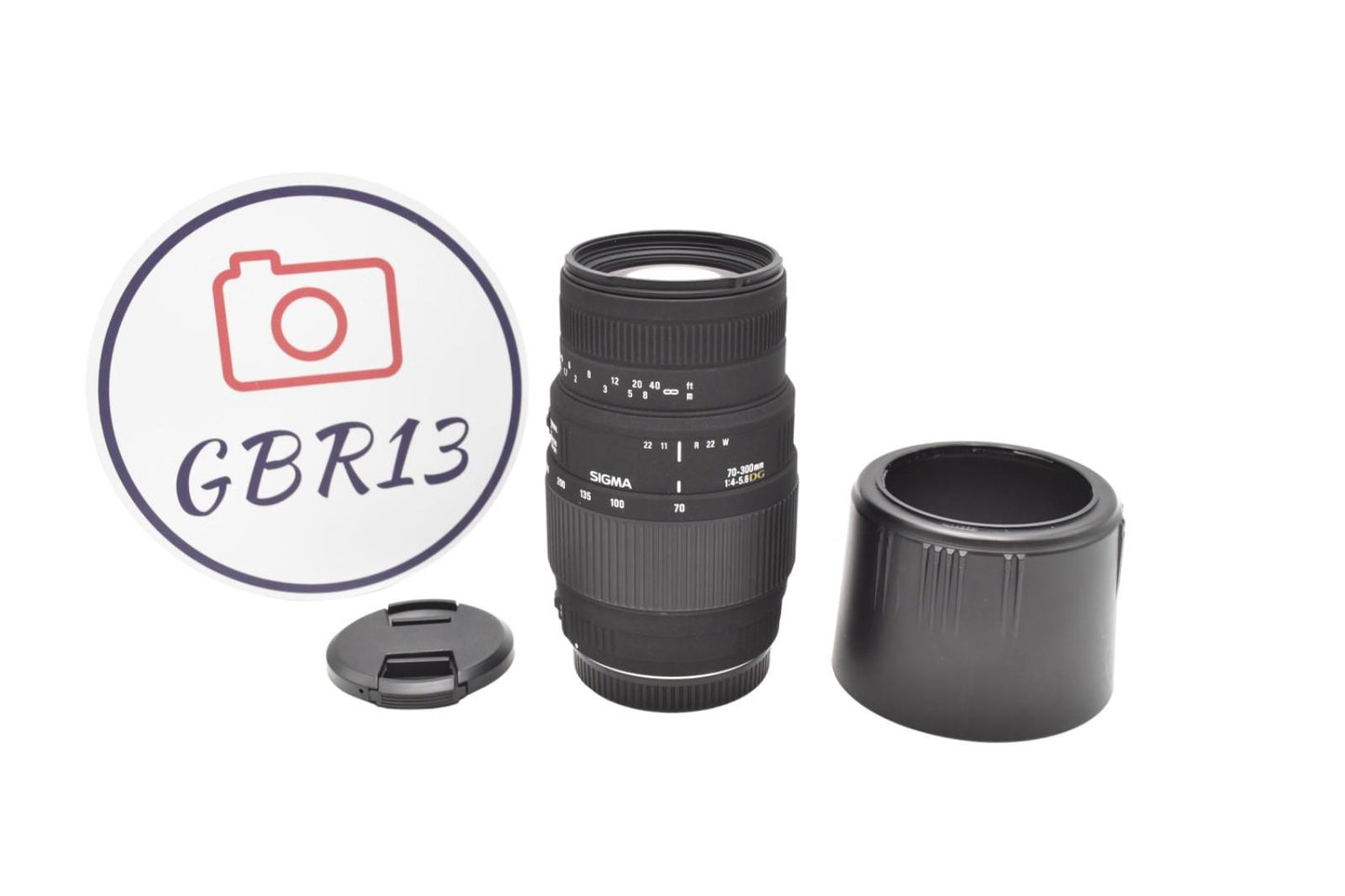 Sigma 70-300mm f/4-5.6 Lens Zoom Macro, Telephoto for Canon, Very Good Cond.