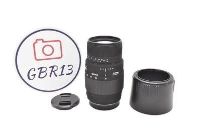 Sigma 70-300mm f/4-5.6 Lens Zoom Macro, Telephoto for Canon, Very Good Cond.