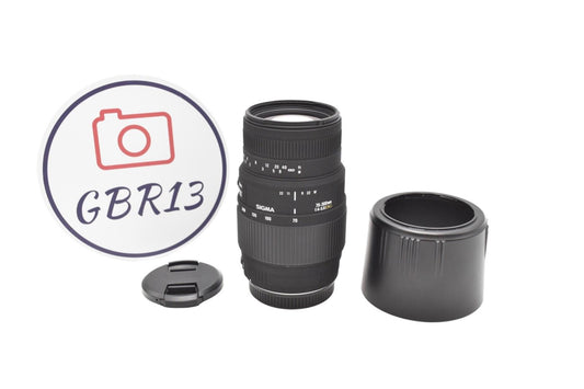 Sigma 70-300mm f/4-5.6 Lens Zoom Macro, Telephoto for Canon, Very Good Cond.