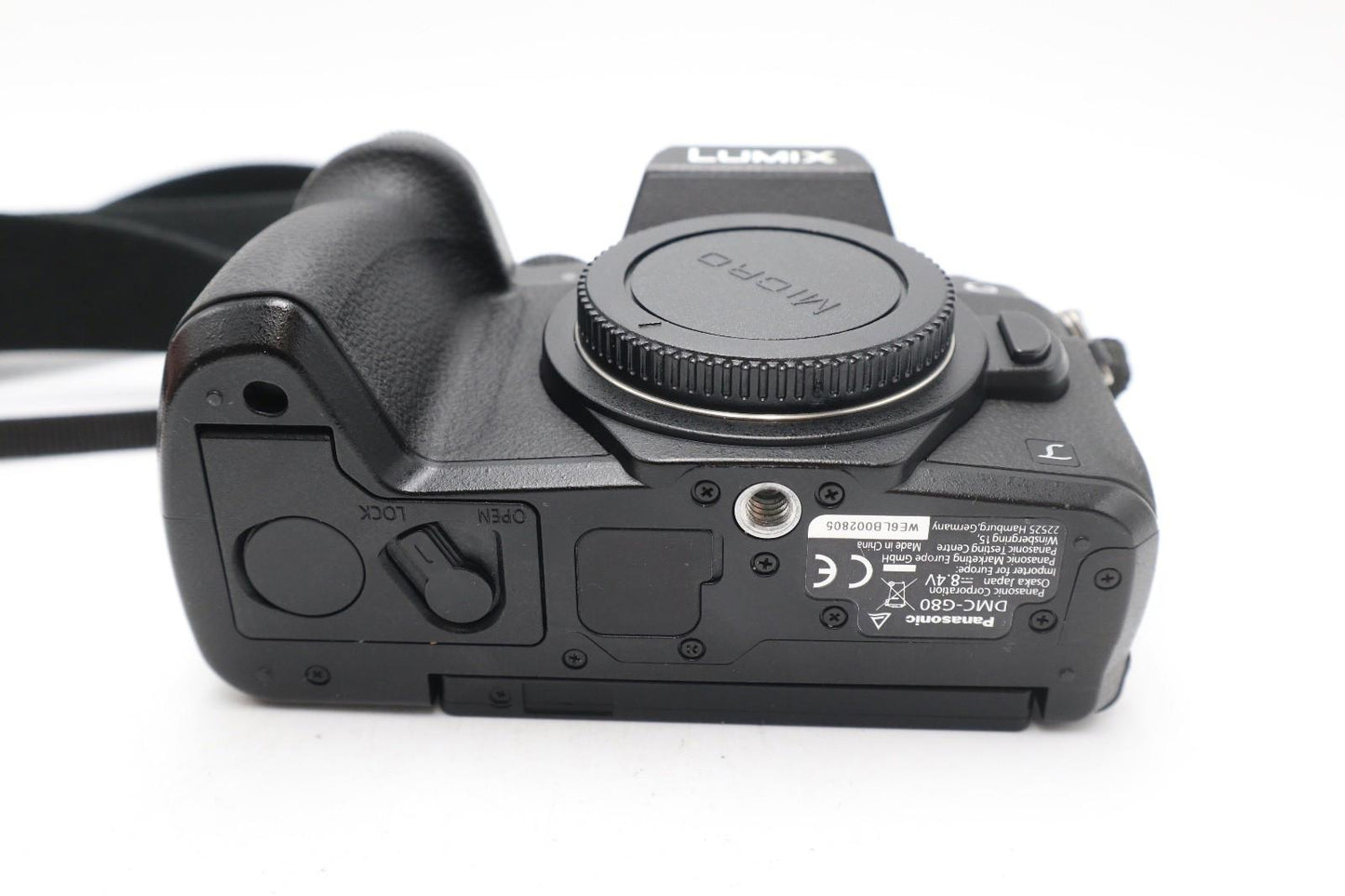 Panasonic G80 4K Mirrorless Camera 16MP Body Only Shutter Count 3883 REFURBISHED