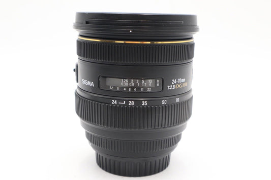 Sigma 24-70mm Zoom Lens F/2.8 DG HSM for Canon EF Mount, Full Frame, Good Cond.