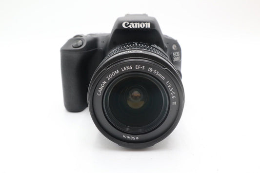 Canon 200D Camera DSLR 24.2MP with 18-55mm, Shutter Count 2217, Very Good REFURB