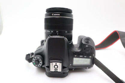 Canon 70D DSLR Camera 20.2MP with 18-55mm, Shutter Count 5892, Good REFURBISHED