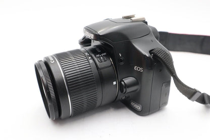Canon 450D DSLR Camera 12.2MP with 18-55mm, Shutter Count 17435 Good REFURBISHED