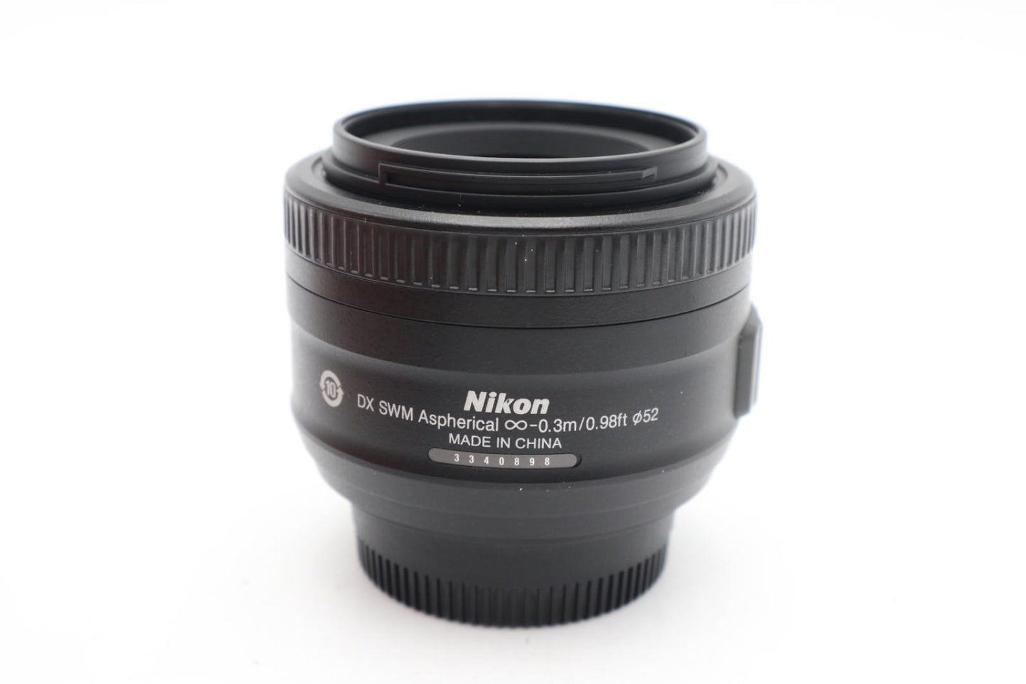 Nikon 35mm Prime Lens F1.8G AF-S DX SWM Very Sharp Portrait, V. Good REFURBISHED