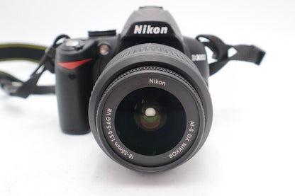 Nikon D3000 DSLR Camera 10.2MP + 18-55mm Lens | Good Refurbished | 12M Warranty