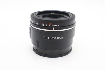 Sony 50mm Prime Lens F1.8 DT SAM For Sony A-Mount SAL50F18, V. Good REFURBISHED