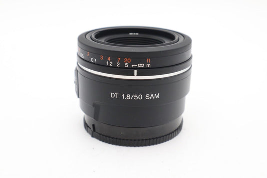 Sony 50mm Prime Lens F1.8 DT SAM For Sony A-Mount SAL50F18, V. Good REFURBISHED