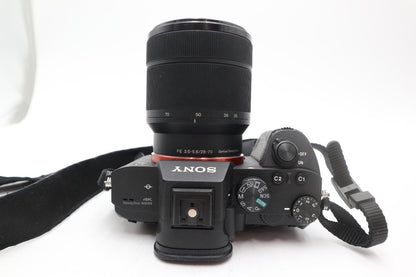 Sony Alpha A7 Mark III Mirrorless Camera 24.2MP with 28-70mm Shutter Count 12845