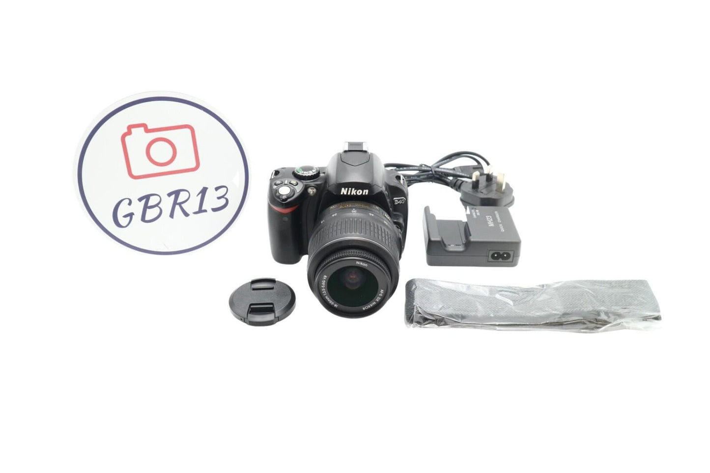 Nikon D40 Camera 6.1MP DSLR with 18-55mm, Shutter Count 12316, 1 Year Warranty
