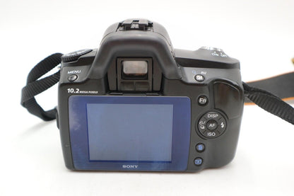 Sony Alpha A230 Camera DSLR 10.2MP with 18-55mm, Shutter Count 16285, Good Cond.