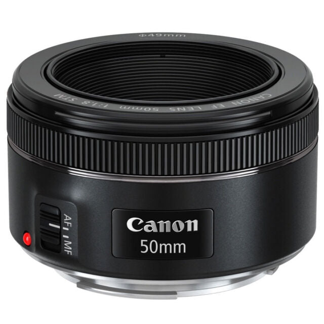 Canon 50mm Prime Lens f/1.8 STM EF Sharp, Portrait, Full Frame, Very Good Cond