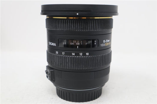 Sigma 10-20mm Lens f/3.5 EX HSM DC, Wide Angle For Canon, Good Condition