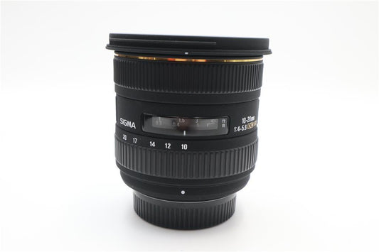 Sigma 10-20mm Lens F4-5.6 EX HSM DC AF Wide Angle for Nikon DX, V.Good Condition