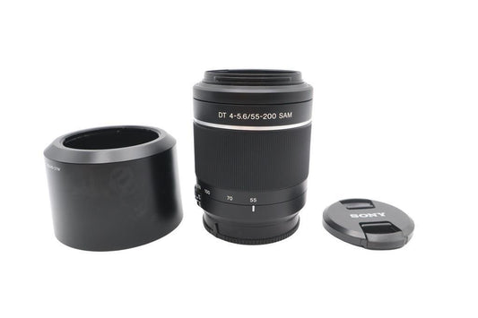 Sony 55-200mm F4-5.6 Lens, SAL55200-2, Telephoto Sony for A-Mount, Exc. REFURB.