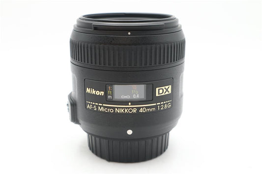 Nikon 40mm Macro Lens f/2.8 G AF-S Micro Nikkor DX, Excellent Refurbished