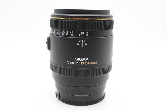 Sigma 70mm Macro Lens f/2.8 EX DG, Close-Up, for Sony A-Mount, V. Good Cond.