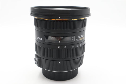 Sigma 10-20mm Lens f/3.5 EX HSM DC, Wide Angle Lens For Nikon, Exc. REFURBISHED