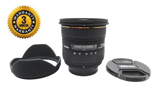 Sigma 10-20mm Lens F4-5.6 EX HSM DC AF Wide Angle for Nikon DX, Good Condition